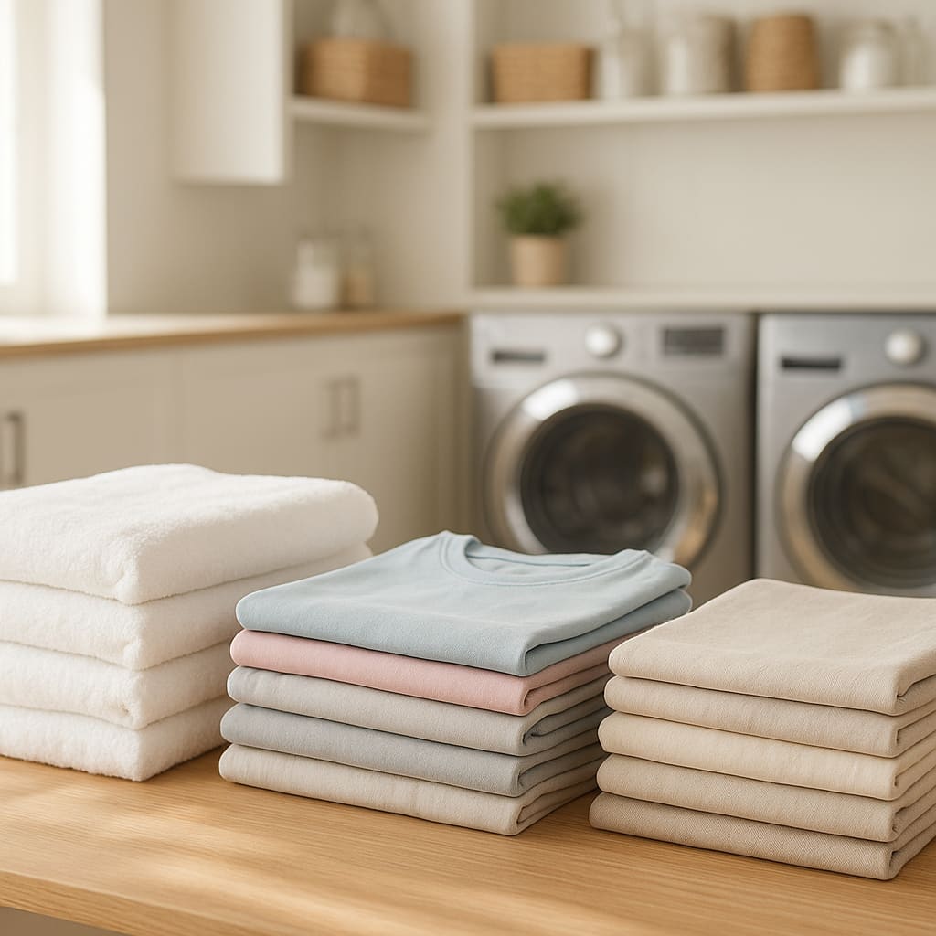 Összehajtott tiszta ruhák